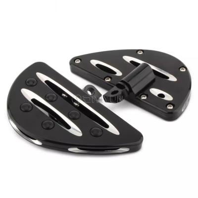 China Billet Aluminum CNC Rear Passenger Planks Foot Pegs Pedal For Harley Touring Softail Dyna for sale