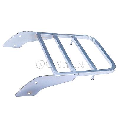 China Chrome Steel Motorcycle Sissy Bar Luggage Rack For Honda VT400 600 750 for sale