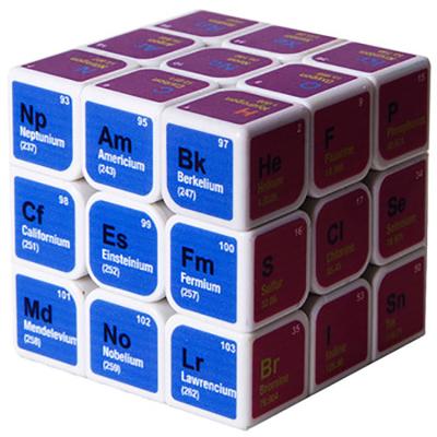 China Amazon Hot Custom Educational Toys Puzzle Chemical Magic Cube 3x3 Eco-friendly for sale