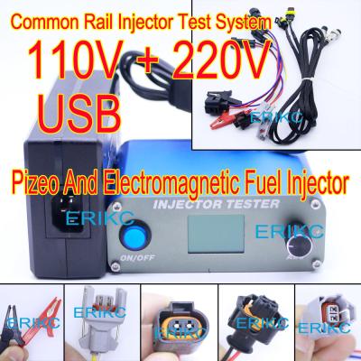 China ERIKC test machine diesel common rail injector oil pressure testing equipment CR Bosch injector measuring tools for sale