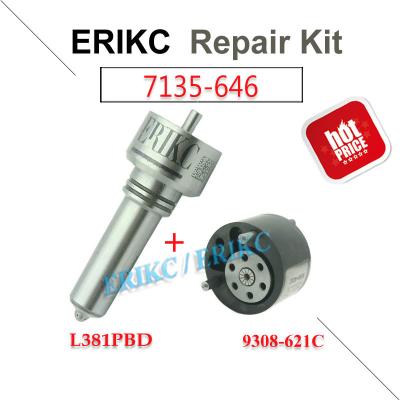 Chine L'injection diesel de la valve 9308-621C du bec L381PBD de kit de réparation d'injecteur d'ERIKC 7135-646 Delphes pièce pour EJBR05102D DACIA à vendre