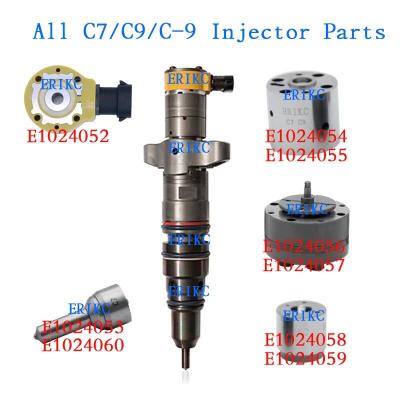 China El inyector de la bomba del gasoil del CAT C7 de ERIKC 295-1411 parte 328-2585 válvulas de control medias de la inyección del carrete 387-9427 en venta