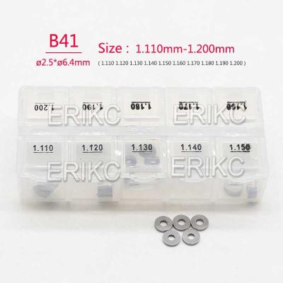 Китай ERIKC Original Injector Shim Kits B41 Diesel Common Rail Adjusting Shim Size 1.11-1.2mm for Bosch продается