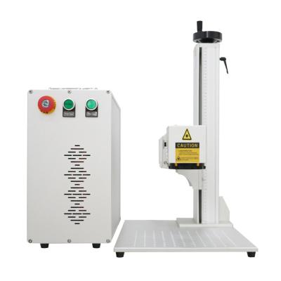 China Auto focus Smart mini type fiber laser engraving machine for ring jewelry for sale