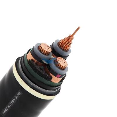 Китай YJV YJV22 Copper Power Cable High Voltage Multi-core 1KV~35KV продается