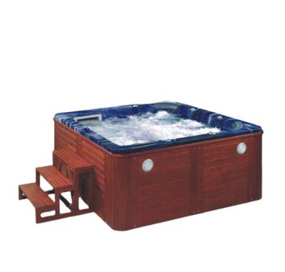 China Free 2023 Hot Sale Europe Order 140 Jets Whirlpool Outdoor Spa Hot Tub With Jacuzzier Function for sale