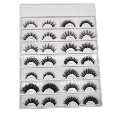 China Wholesale Natural Seller Handmade Fluffy Soft Custom Colored 3D Faux Mink Eyelash False Lashes for sale