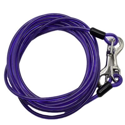 China Manufacturer Plastic Coated Steel Plastic Coated Wire Rope Pet Rope Hoist Rope Larger Luggage Handle for sale