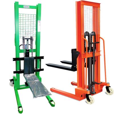 China energy & Forklift Manual Hand Pulling Stacker 1000kg Hydraulic Stacker, Express Terminal Cargo Handling Forklift for sale