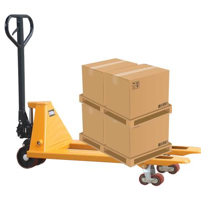 China Hotels Manual Hydraulic Forklift Manual Pallet Loading and Unloading Truck 2T2.5T3T Hydraulic Forklift for sale