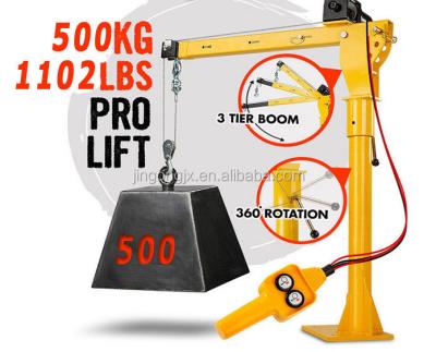 China Mini Bridge Crane Mini Truck Crane 500kg Crane for sale