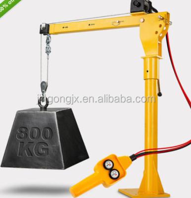 China Small electric truck hoist special hoist crane HP500/1000kg 24V TRUCK HOIST LIFT TRUCK hoist mini crane for truck for sale