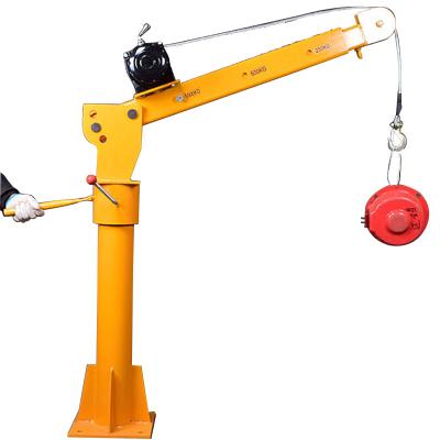 China TRUCK CRANE 360 Small Crane Truck Mounted Crane With 12V Degree Movable Safety Crane Hooks for sale