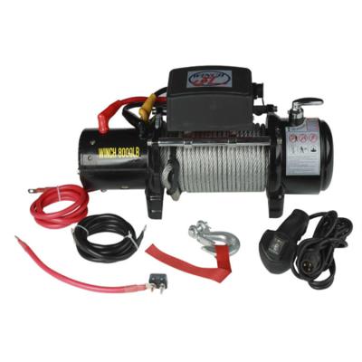 China ATV/UTV AC/DC Cooper Motor 4500lb Electric Winch 24 Volt 12 Volt Electric Winches for sale