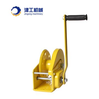 China BOAT 1200/1800/2600 pound hand winch wire rope/complete models hand held portable winch, manufacturers direct sales for sale