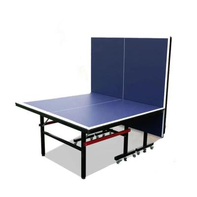 China MDF Board Custom  Indoor Foldable Table Tennis Table Movable Standard PINGPANG Table exported for sale