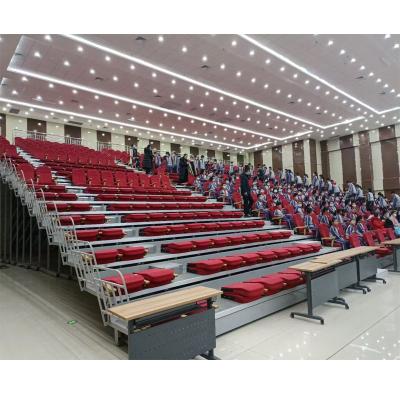 China Basketball Court  Customized  indoor telescopic seating system Mobile bleachers and stadium retractable seat for sale for sale