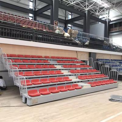 China Basketball Court  Customized indoor telescopic seating system Mobile bleachers and stadium retractable seat for sale for sale