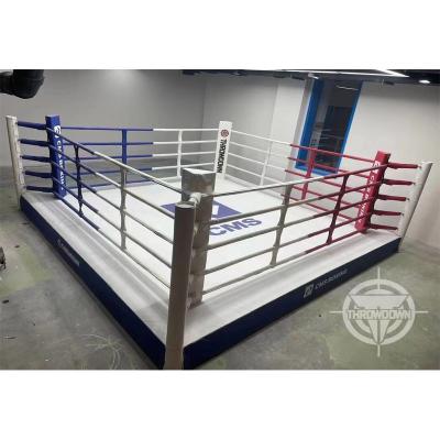 China Fitness Center  Custom Logo portable boxing ring MMA Elevated Boxing Ring Wrestling Ring For Sale for sale