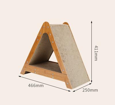 China Sustainable Stable and Durable Interactive Protection Cat Scratcher Cardboard Cats Accessories Wrinkled Paper Cat Scratcher for sale