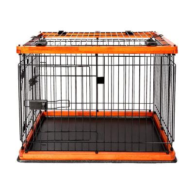 China Viable Luxury Rail Cat Iron Isolation Metal Pet Cage Kennel Cage Fence for sale