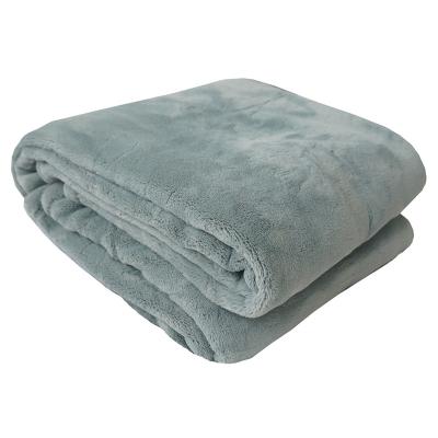 China Gork Reprinted Anti-Static Single Casual Flannel Bedroom Blanket Blanket for sale