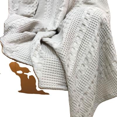 China Antistatic Fine Quality Knitted Blanket Custom Wholesale For Bed for sale