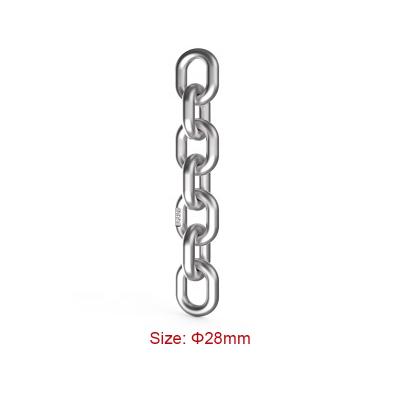 China SCIC Lifting Chain Diameter 28mm EN 818-2 Grade 80 (G80) Lifting Chain for sale