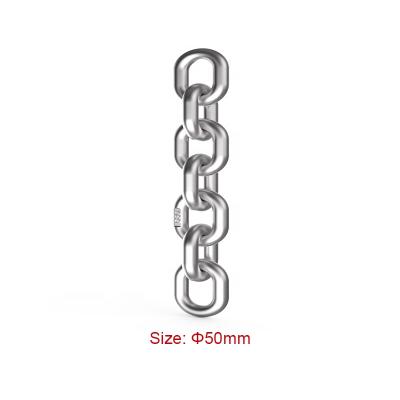 China SCIC Lifting Chain Diameter 50mm EN 818-2 Grade 80 (G80) Lifting Chain for sale