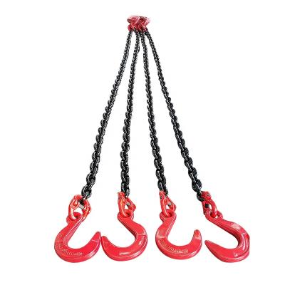 China Hoisting And Lashing Low Price G100 Chain Sling Alloy Steel Carbon Steel EN1677 Material Hoisting And Lashing Chain for sale