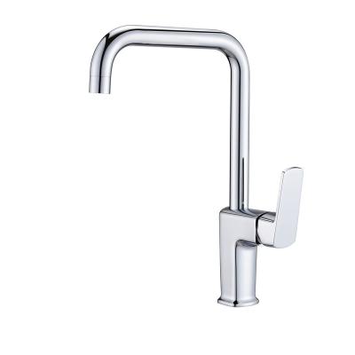 China Modern Multifunctional Single Handle Stainless Steel Kitchen Faucet Sink Faucet Chrome Plated Kitchen Faucet for sale