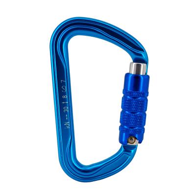 China Heavy Industry Fall Protection Rising Snap Hook Metal Cuts Rock Climbing Karabiner Carabiner Aluminum Alloy for sale