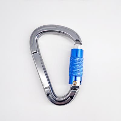 China Outdoor Climbing Snap Custom Hammock Outdoor Climbing Activity 25kn Belt Loop Hook Key Ring Chain Carabiner for sale