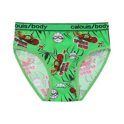 China Children's Breathable Boxer Briefs Kids Boy Underwear Panties Cartoon Briefs for sale