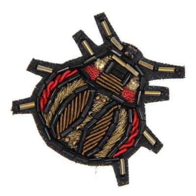 China factory price 3D badge embroidery india patch custom design patch flowers embroidery badge for sale