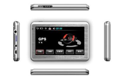 China 4.3 Zoll tragbare Auto-GPS-Navigation V4307 unterstützt DVB-T, FM, BT, AVIN, mp3/mp4, Ebook, Foto Viewer, zu verkaufen