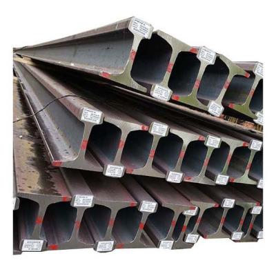 China China Supplier Railroad Steel Rail 43kg/m 50kg/m 60kg/m 75kg/m U75V R260 Heavy Train Rail for sale