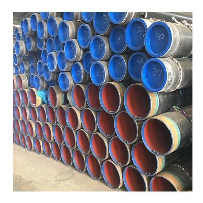 China 14'' 16'' 18'' sch40 sch 80 std External 3LPE 3PE Coating Seamless Steel Pipe and Internal Epoxy Coating Steel Pipe for sale