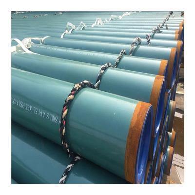 China API 5L Chinese Top 5 Steel Pipe Manufacturer Fusion Bonded Epoxy Resin Coating 24 Inch FBE Coated Steel  Pipe for sale