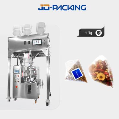 China SJB06 electronic weighing nylon triangle bag packing machine with 6 head weighing for sale