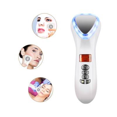 China Portable Lifting Blood Vessels Removal Facial Massager Rejuvenation Wand Blue Red Led Light Massager For Face for sale