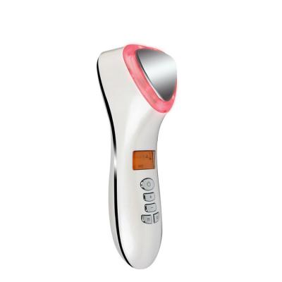 China Portable Handheld Face Beauty Device Face Care Device Face Care Blood Vessels Removal Hot And Cold Vibration Massager for sale