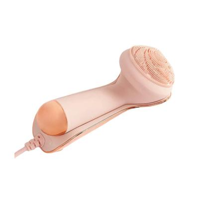 China Acne Treatment Sonic Face Cleaning Spin Wash Ultrasonic Electric Waterproof Facial Massager Brush for sale