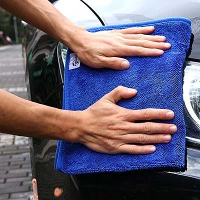 China Coral Car Cleaning Towel Microfiber Fleece Drying Towel Dog Car Wash Clean Towels for sale