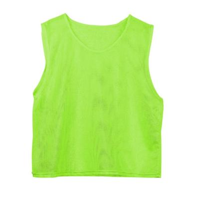 China Quick-drying Wholesale Custom Polyester Mesh Football Training Vest Sleeveless Lacrosse Aprons for sale