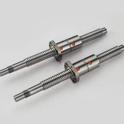 China Building Material Shops High Precision 50mm Ball Screw DFU5010 With Single And Double Nut for sale