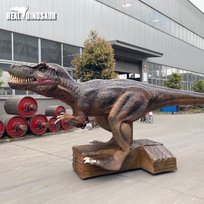 China T-Rex High Animatronic Dinosaur Model Amusement Park Simulation Remote Control Walking Dinosaur for sale