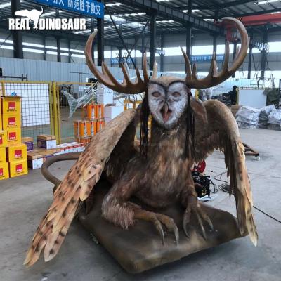 China Water & spray Life Size Animatronic Fox Smog Decoration Indoor Park Animals For Sale for sale