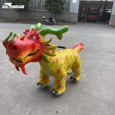 China Outdoor Playground Dinosaur Toy Car Amusement Park Kids Interactive Scooter For Sale for sale