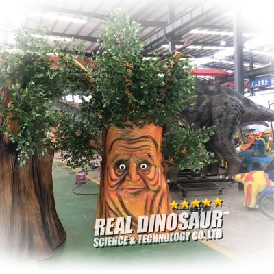 China Amusement Park Decoration Sensor Interactive Infrared Story Talking Tree for sale